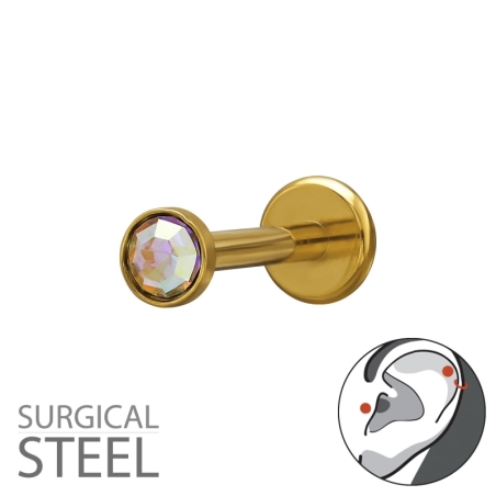 1,2X8 mm (16 G) Ušné zátky Észer | All4silver