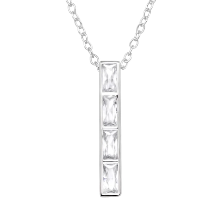 Baguette Forma Mértani Észer | All4silver