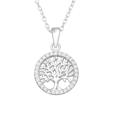 Életfa Ezüst Nyaklánc Természet Észer | All4silver