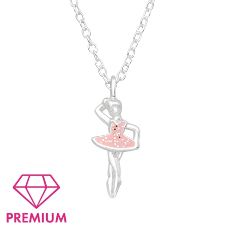 Balerina ezüst nyaklánc - Premium* Nyakláncok Észer | All4silver