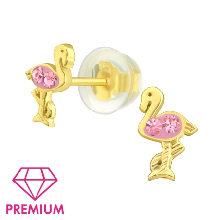 Aranyozott Flamingó - Premium* Állati Észer | All4silver