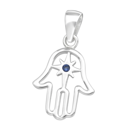Hamsa Cirkónia medálok Észer | All4silver