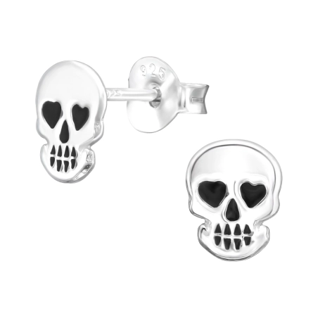 Koponya Halloweeni vicces ékszerek Észer | All4silver