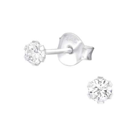 Kerek 3mm Alap fülbevaló Észer | All4silver