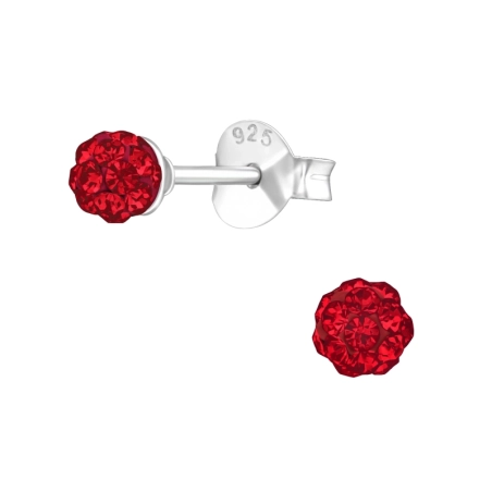 Labda 3mm - 925 Ezüst Alap Fülbevaló