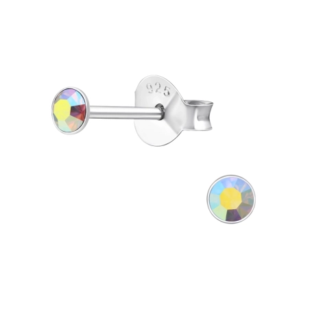 Kerek 3mm Alap fülbevaló Észer | All4silver