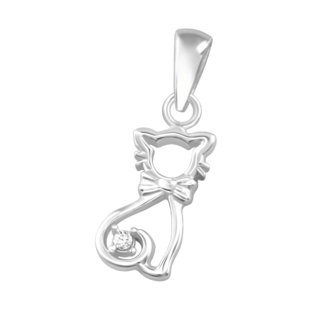 Macska Cirkónia medálok Észer | All4silver