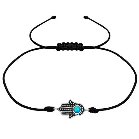 Hamsa Zsinór karkötő Észer | All4silver