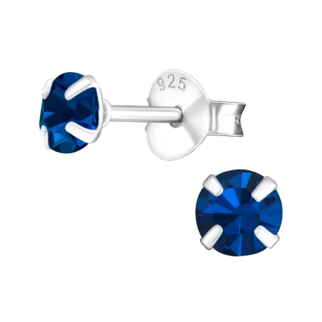 Ezüst Kerek 4mm Alap fülbevaló Észer | All4silver
