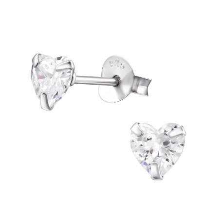 Ezüst Szív 5mm Valentin nap Észer | All4silver