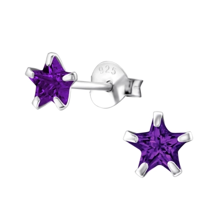 Ezüst Csillag 5mm Alap fülbevaló Észer | All4silver